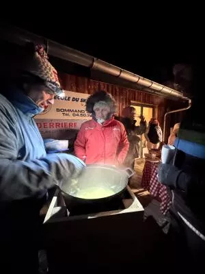Fondue nocturne avec Poudre d'Escampette