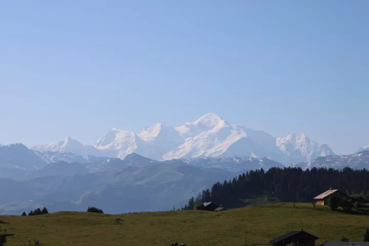 The Mont Blanc Range from Praz de Lys – Sommand