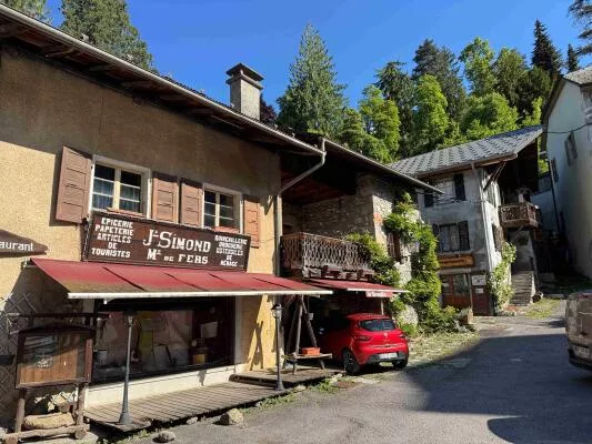 Old shop in the village of Samoëns