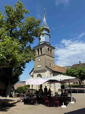 Thay Square and Church of Yvoire