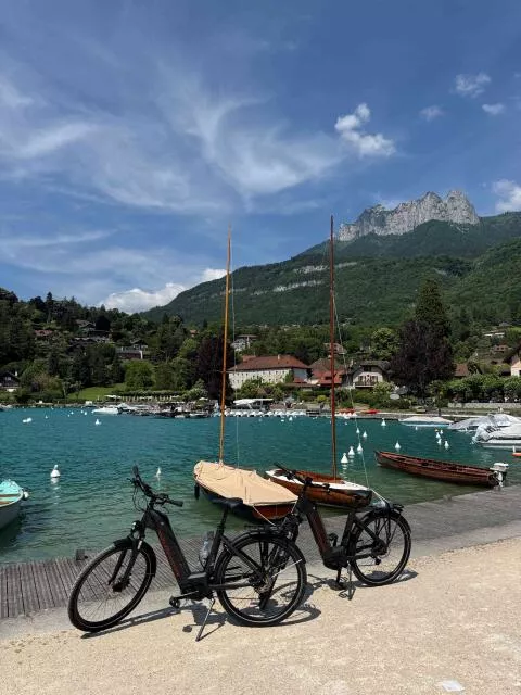 lac d'annecy & baie de talloires à vélo