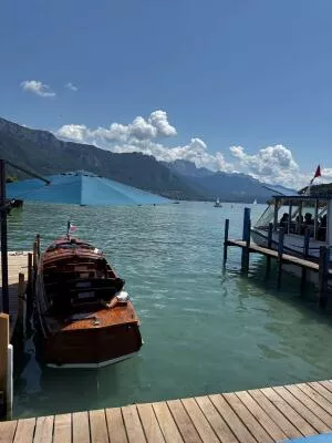 Boat tour of Lake Annecy