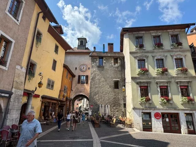 Porte Sainte-Claire in the Old Town of Annecy