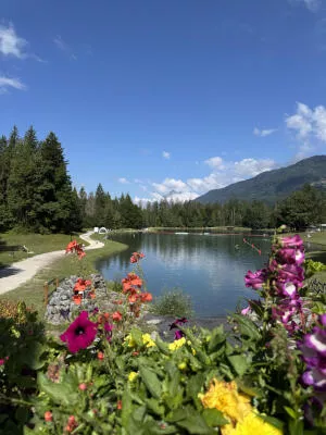 Lake aux Dames, Samoëns – by bike