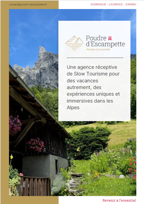 Dossier de présentation de l'agence Poudre d'Escampette